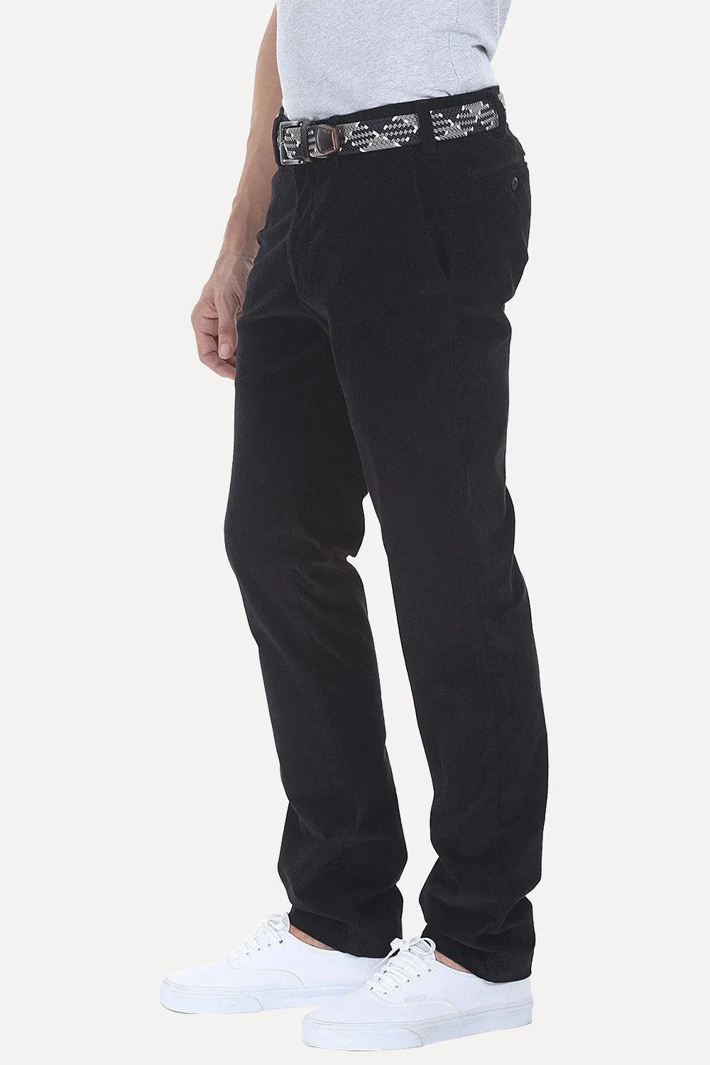 Slim Fit Cotton Cord Pants