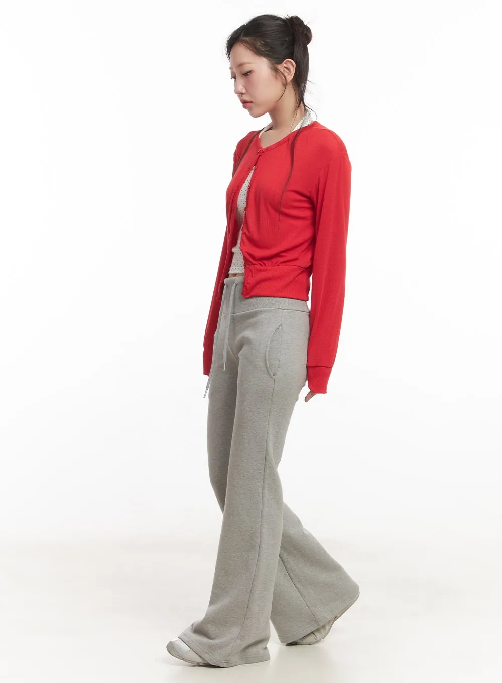 Slim-Fit Flared Sweatpants CA525