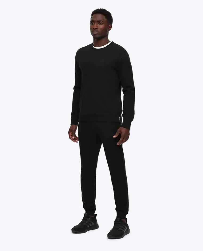 Slim Sweatpant Midweight Terry Black