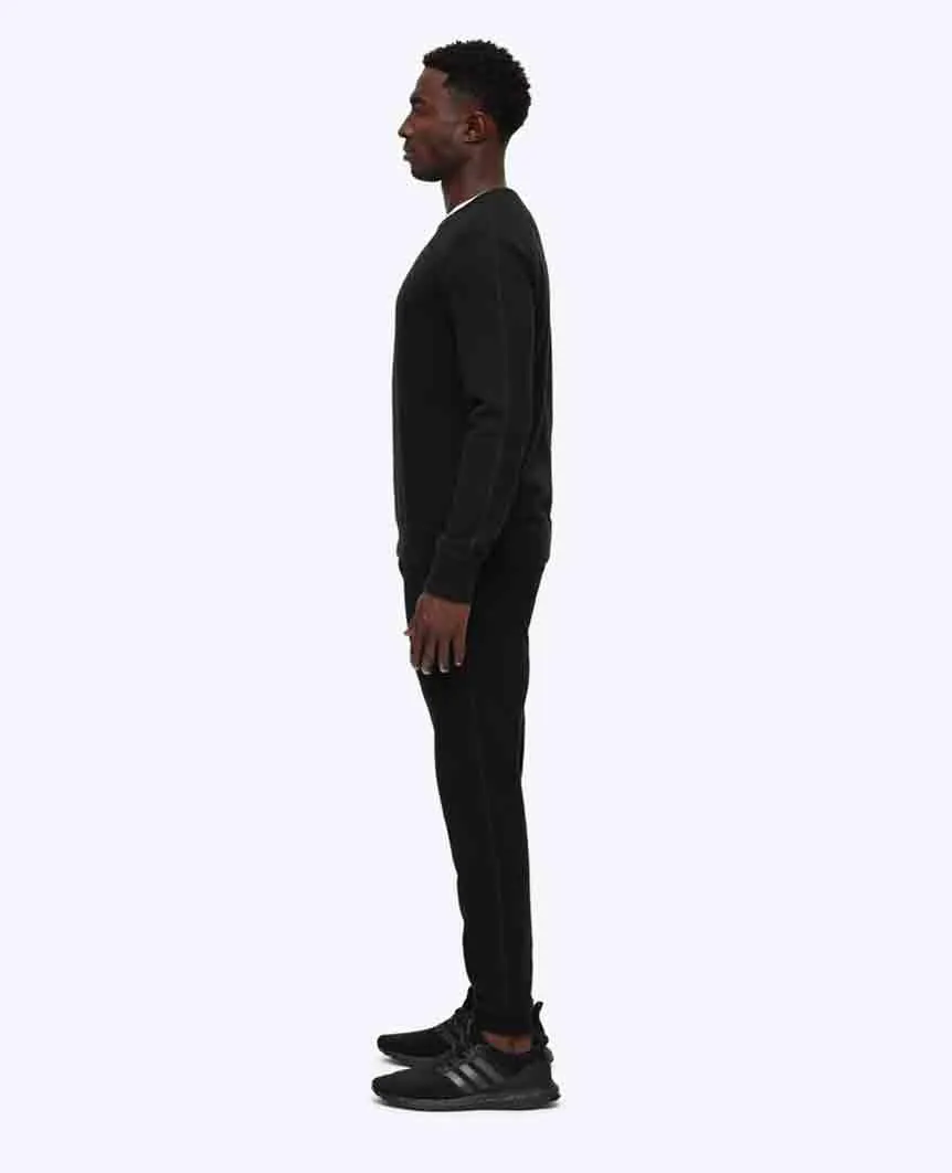 Slim Sweatpant Midweight Terry Black