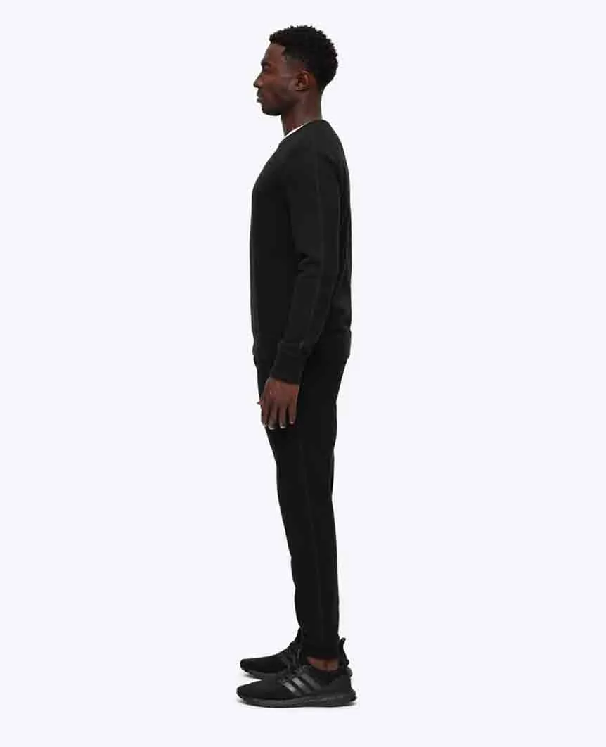 Slim Sweatpant Midweight Terry Black