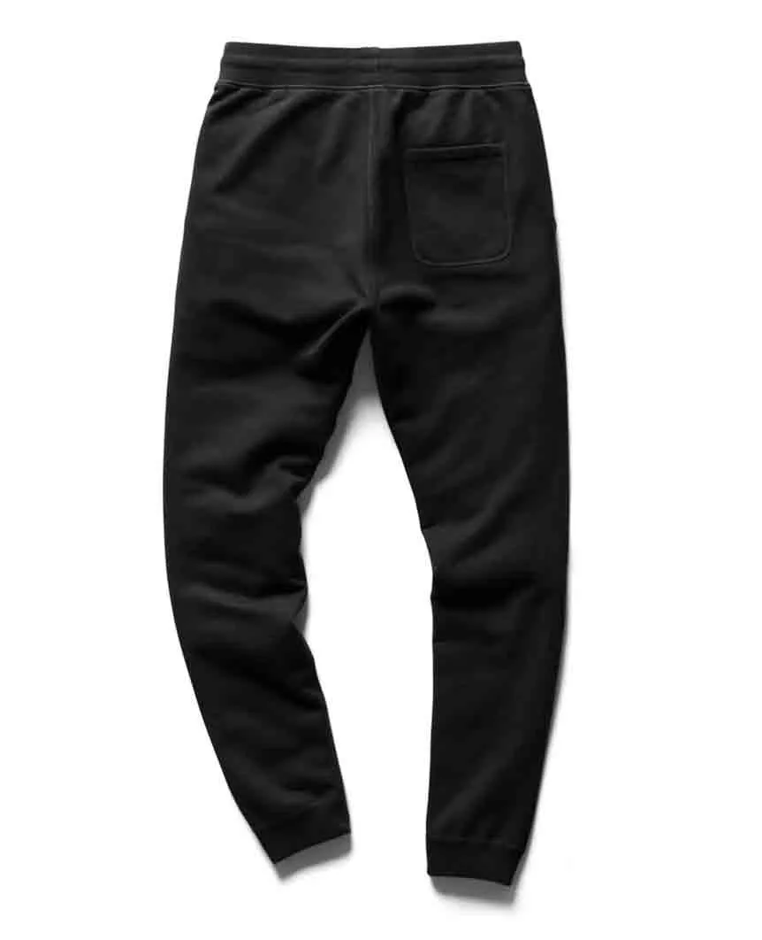 Slim Sweatpant Midweight Terry Black