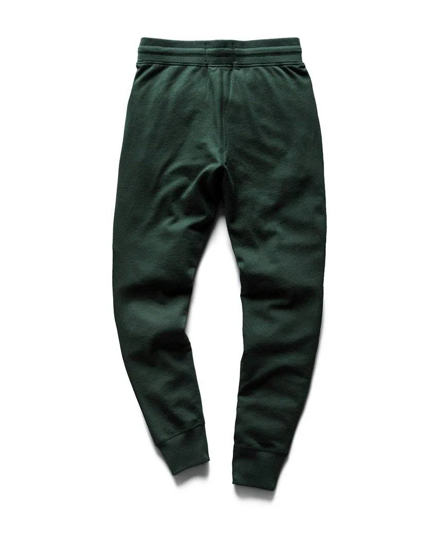 Slim Sweatpant Midweight Terry Forest Green
