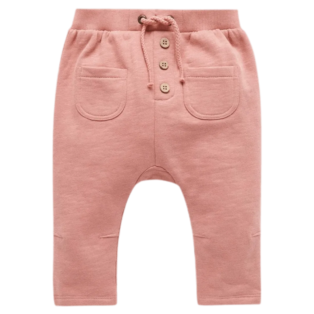 Slouchy Track Pant - Nectarine