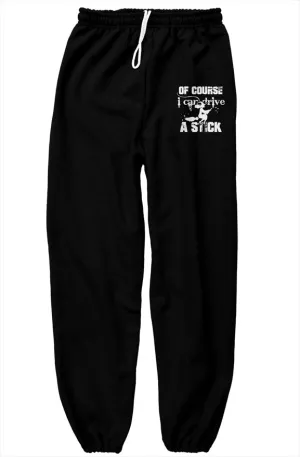 SMF Of Course I Can Drive Black Sweatpants