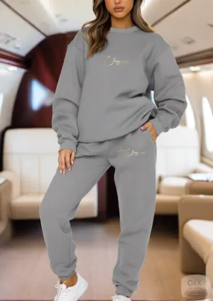 SNUG-SQUAD - Grey 3-Piece Jogger Set | Cozy, Stylish & Effortless