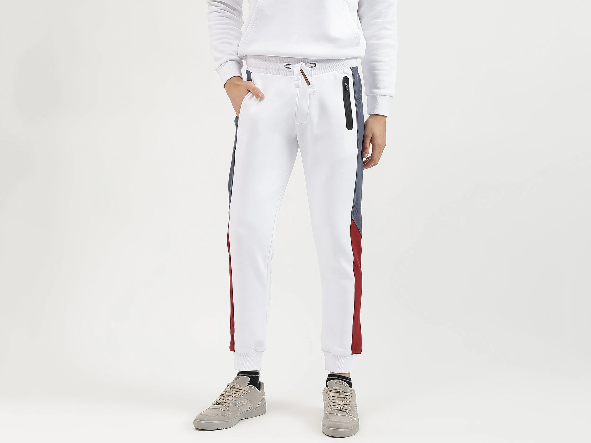 Solid Baggy Fit Sweatpants