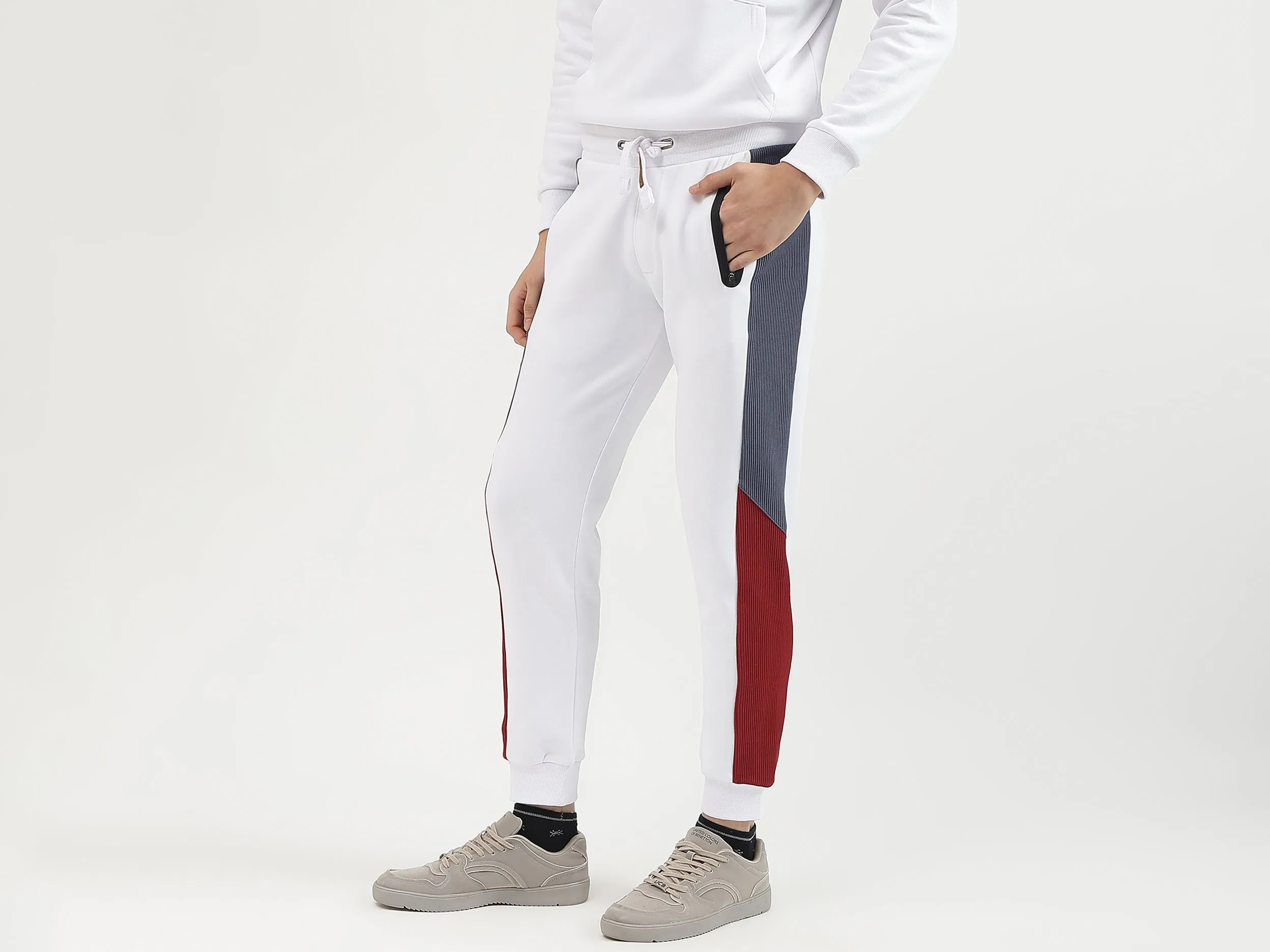 Solid Baggy Fit Sweatpants