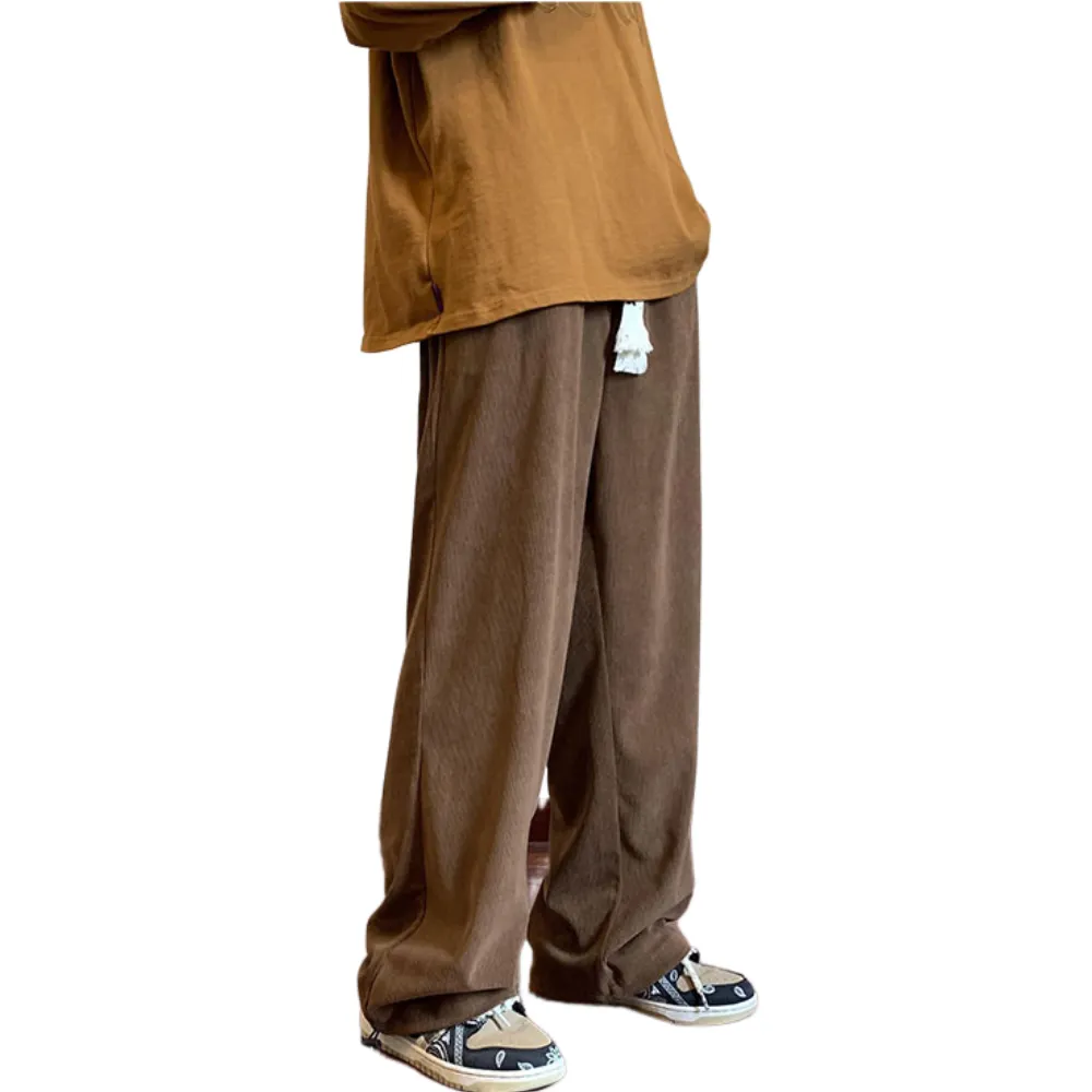 Solid Color Drawstring Sweatpants