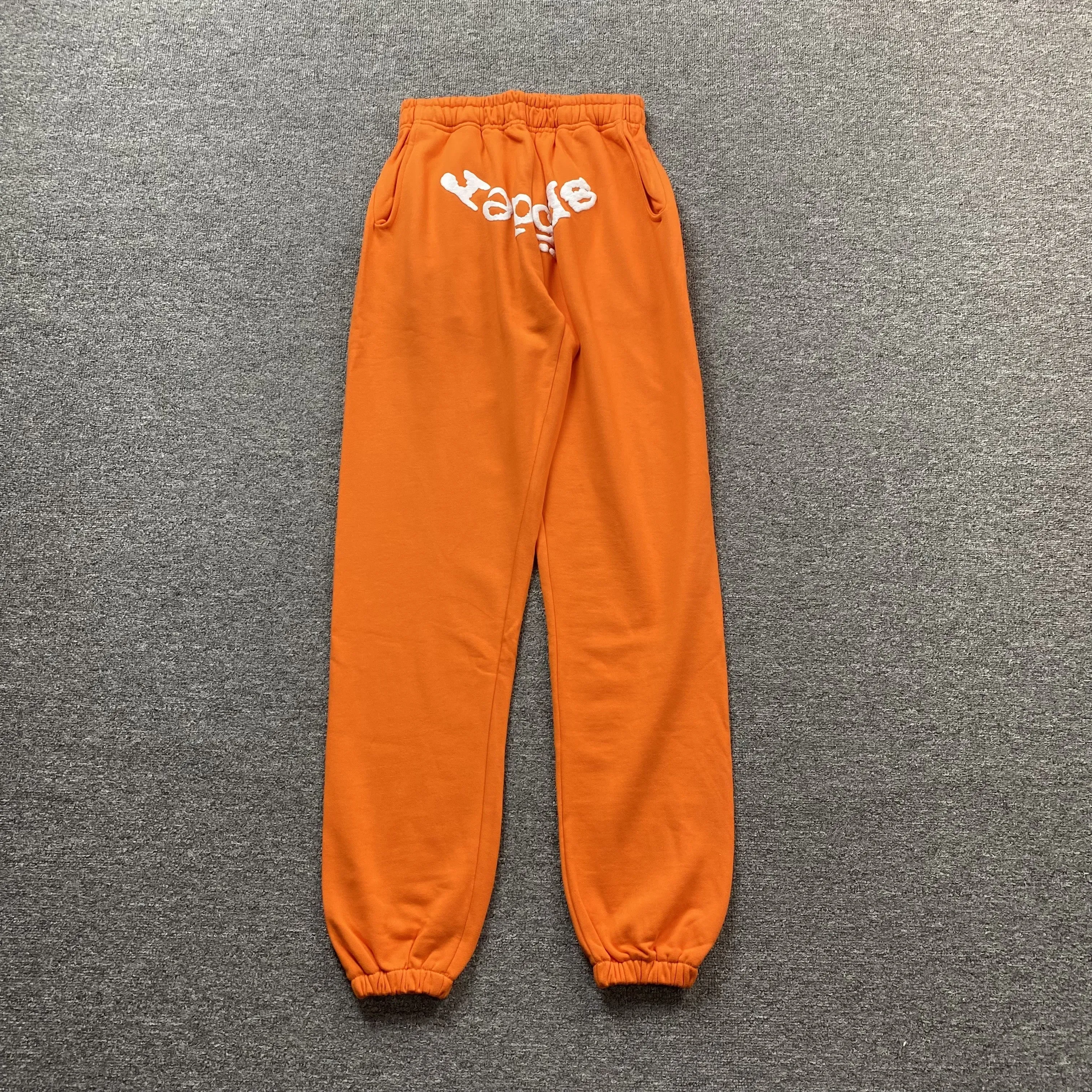 SP5DER LEGACY SWEATPANTS ORANGE