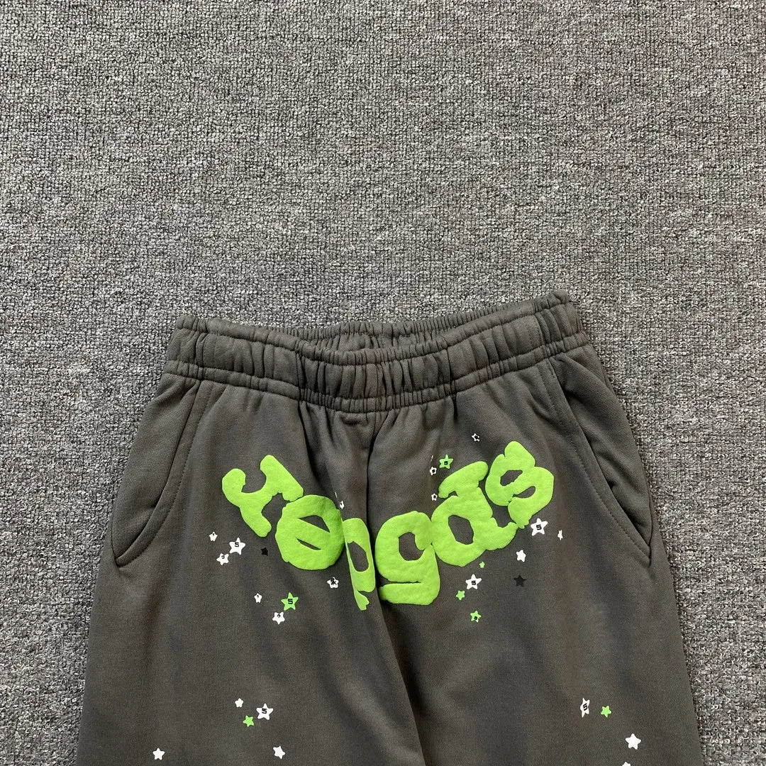 SP5DER WAIT WEB SWEATPANTS SLATE GREY