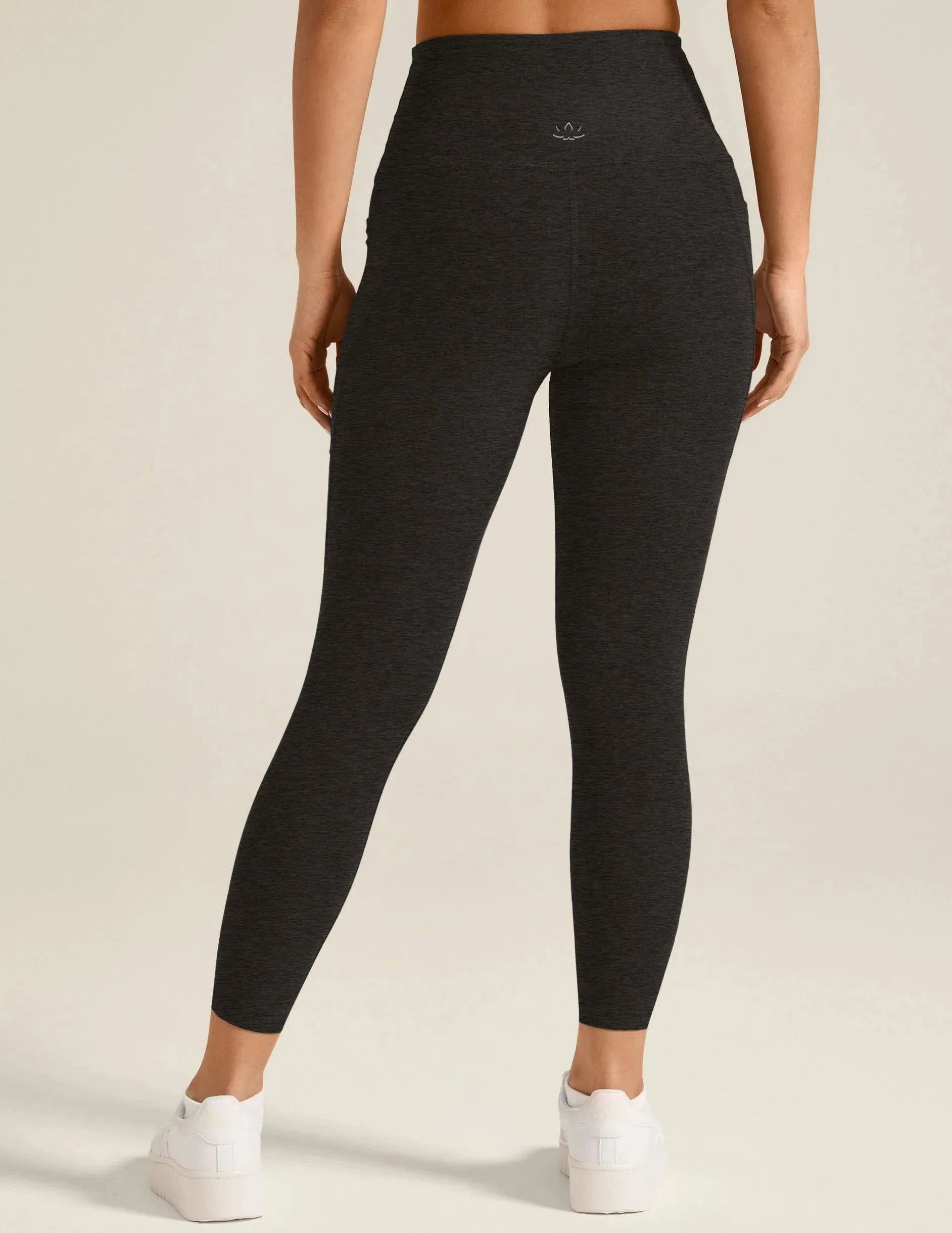 Spacedye Out of Pocket HW Capri Legging by Beyond Yoga | Darkest Night