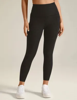 Spacedye Out of Pocket HW Capri Legging by Beyond Yoga | Darkest Night