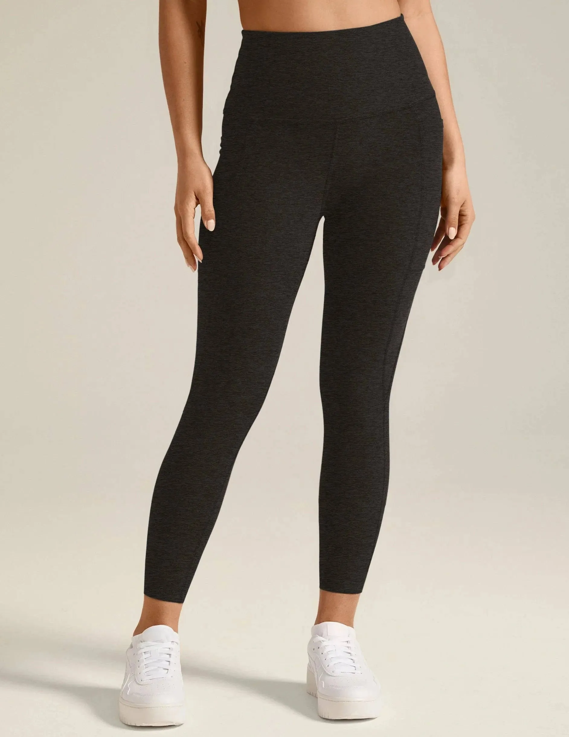 Spacedye Out of Pocket HW Capri Legging by Beyond Yoga | Darkest Night