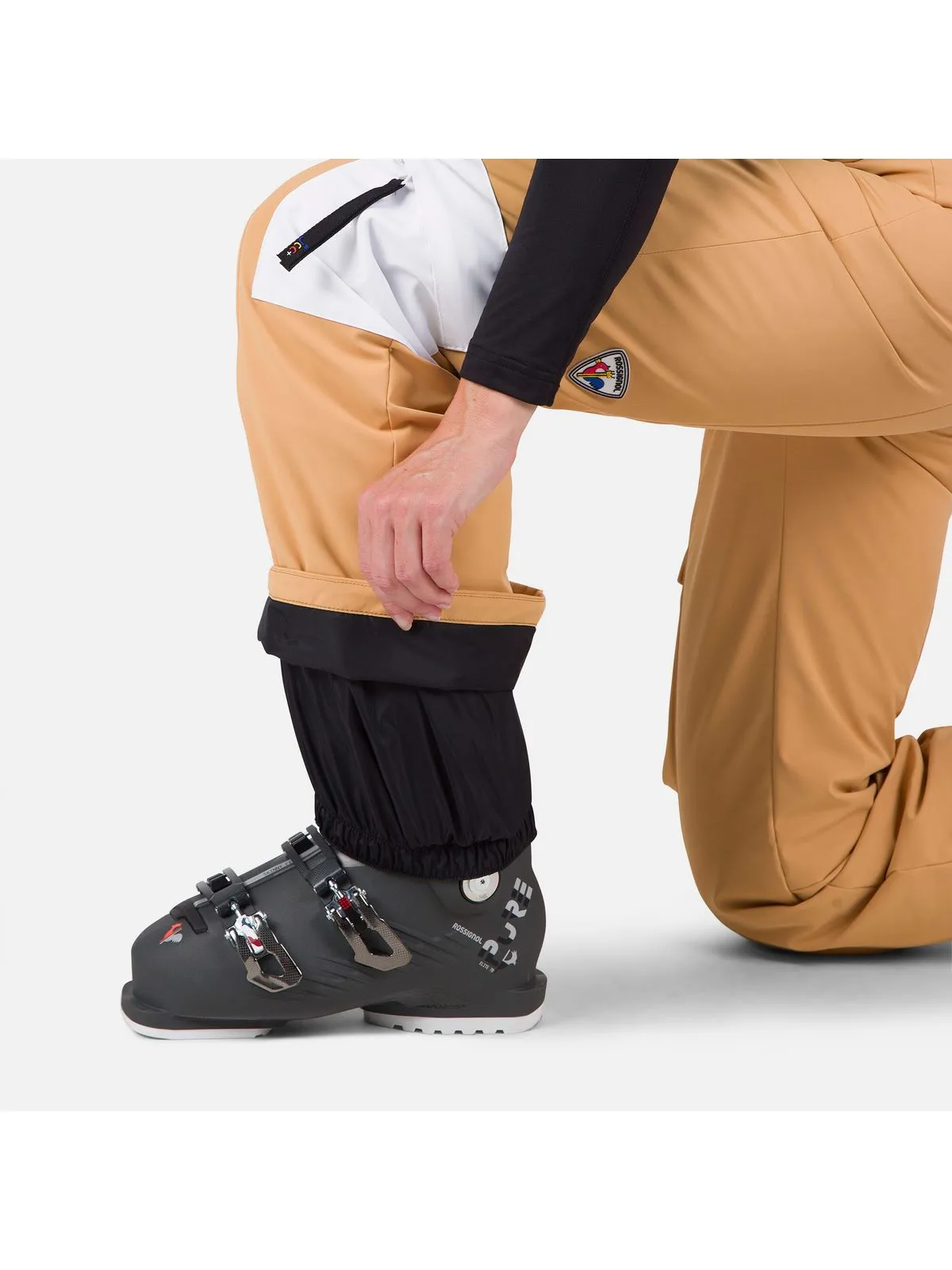 Spodnie narciarskie damskie Rossignol W Bib Insulated Pant