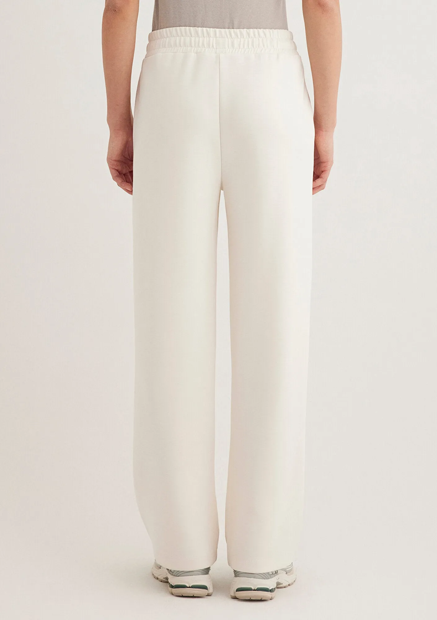Sporty Lux Ecru Tencel TM Modal Sweatpants