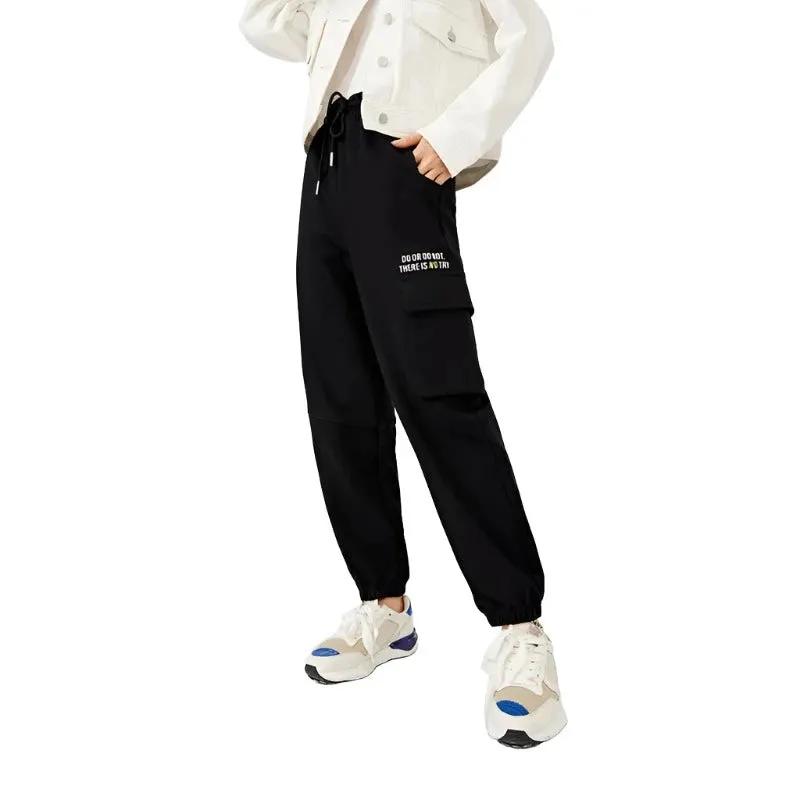 Spring Letter Elastic Waist Women's Sweatpants