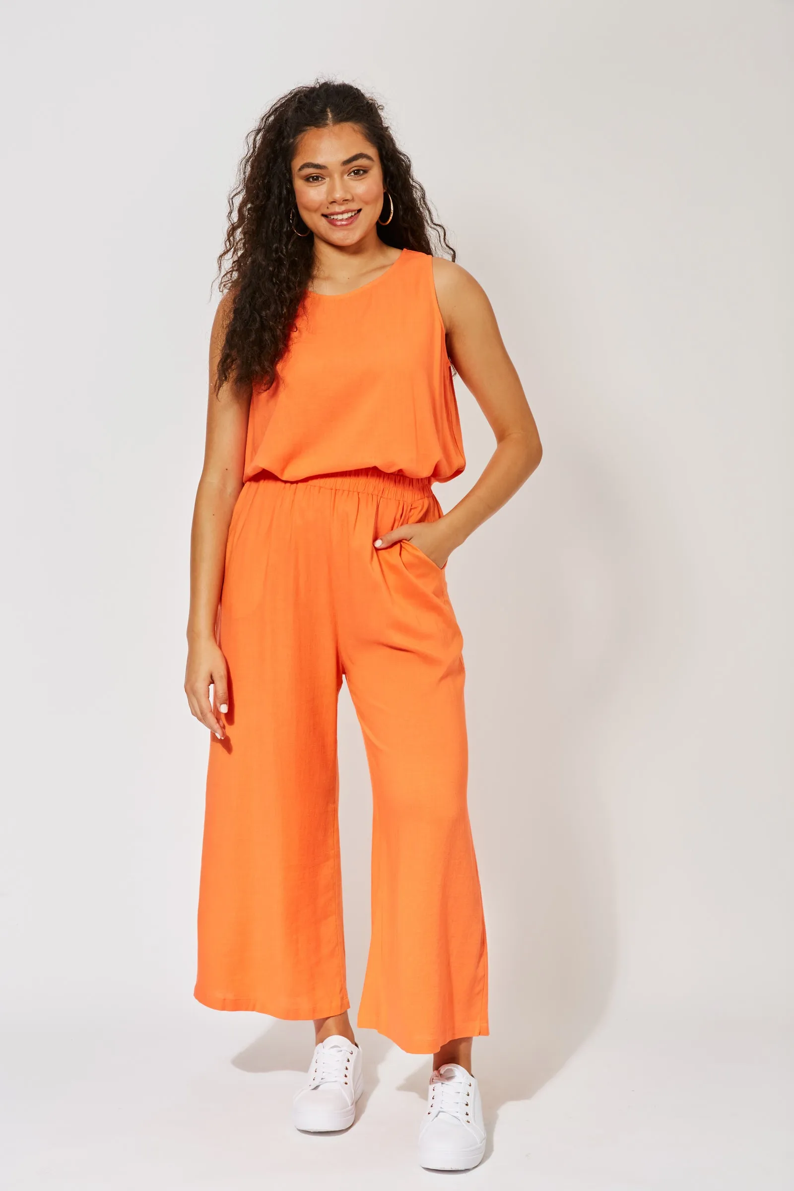 St Barts Crop Pant in Tangelo by Haven