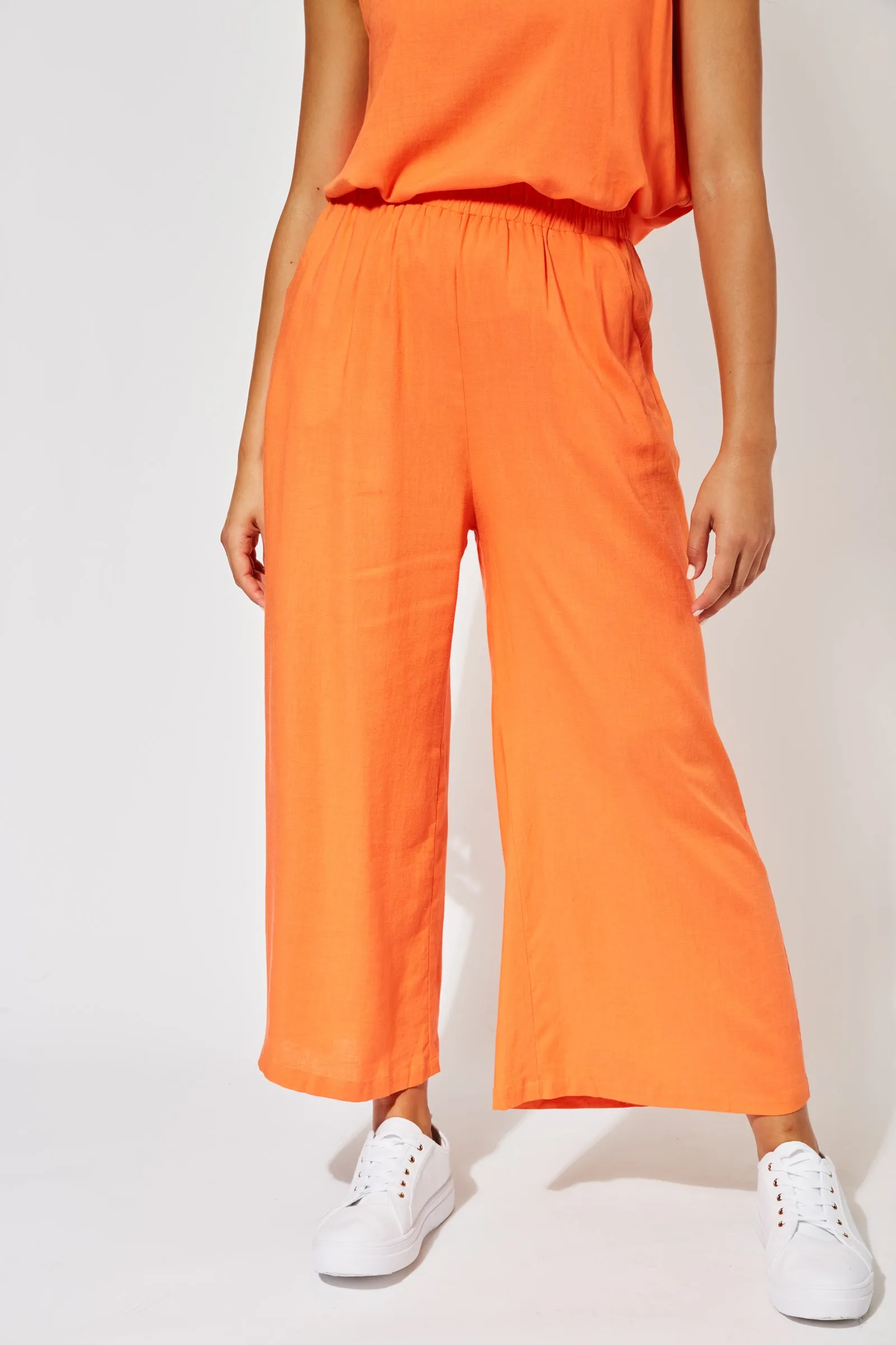 St Barts Crop Pant in Tangelo by Haven