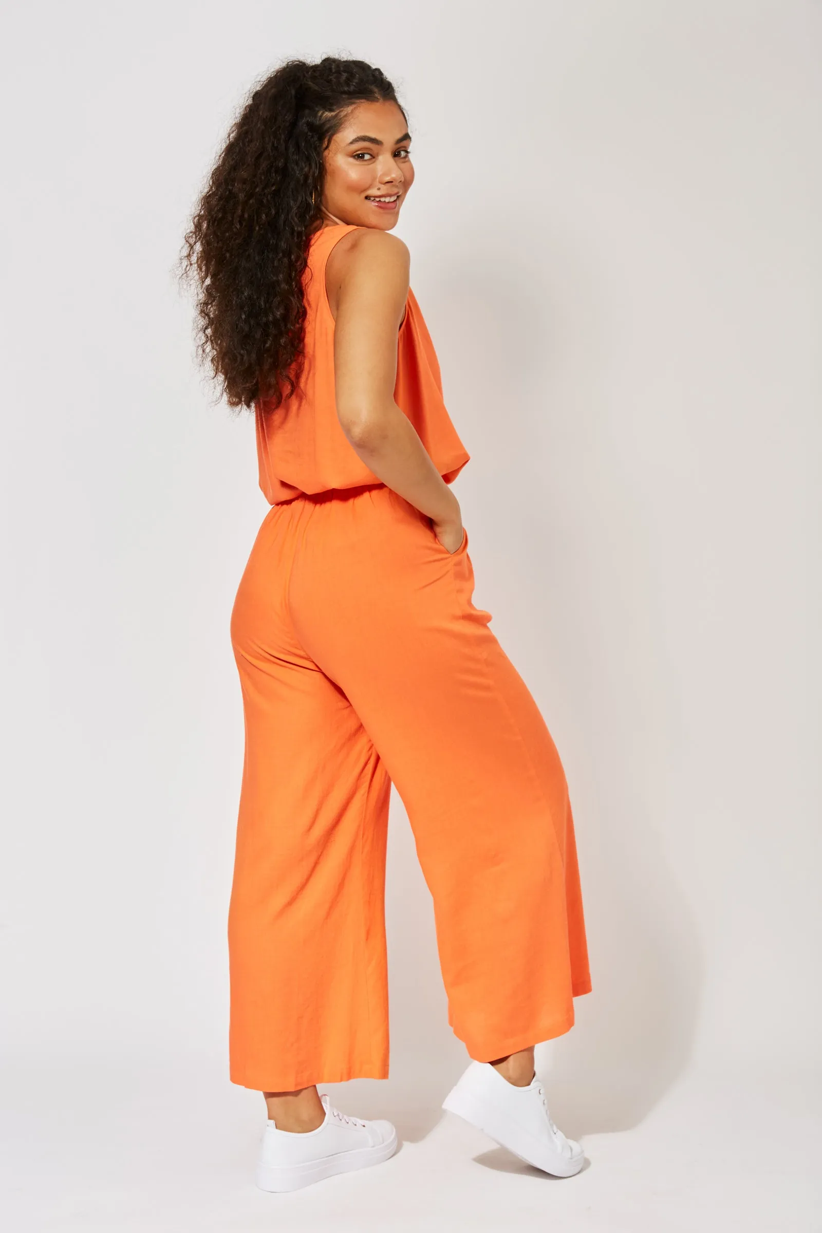St Barts Crop Pant in Tangelo by Haven