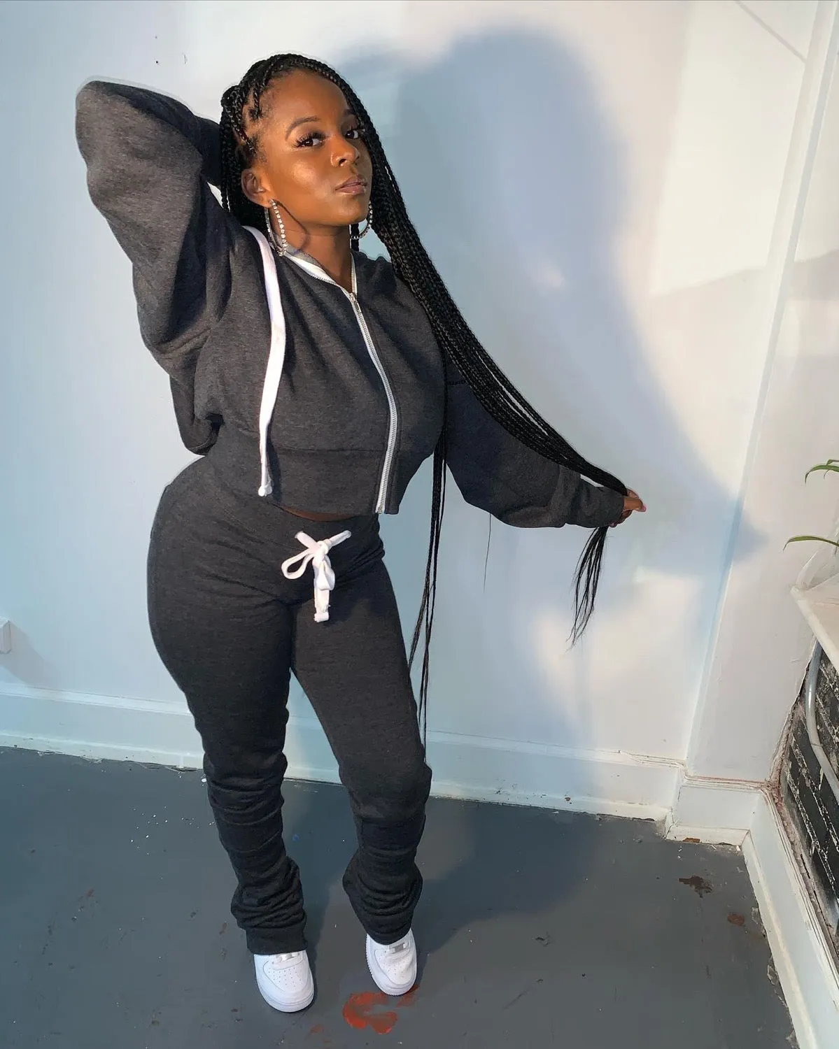 Stacked Sweatpants