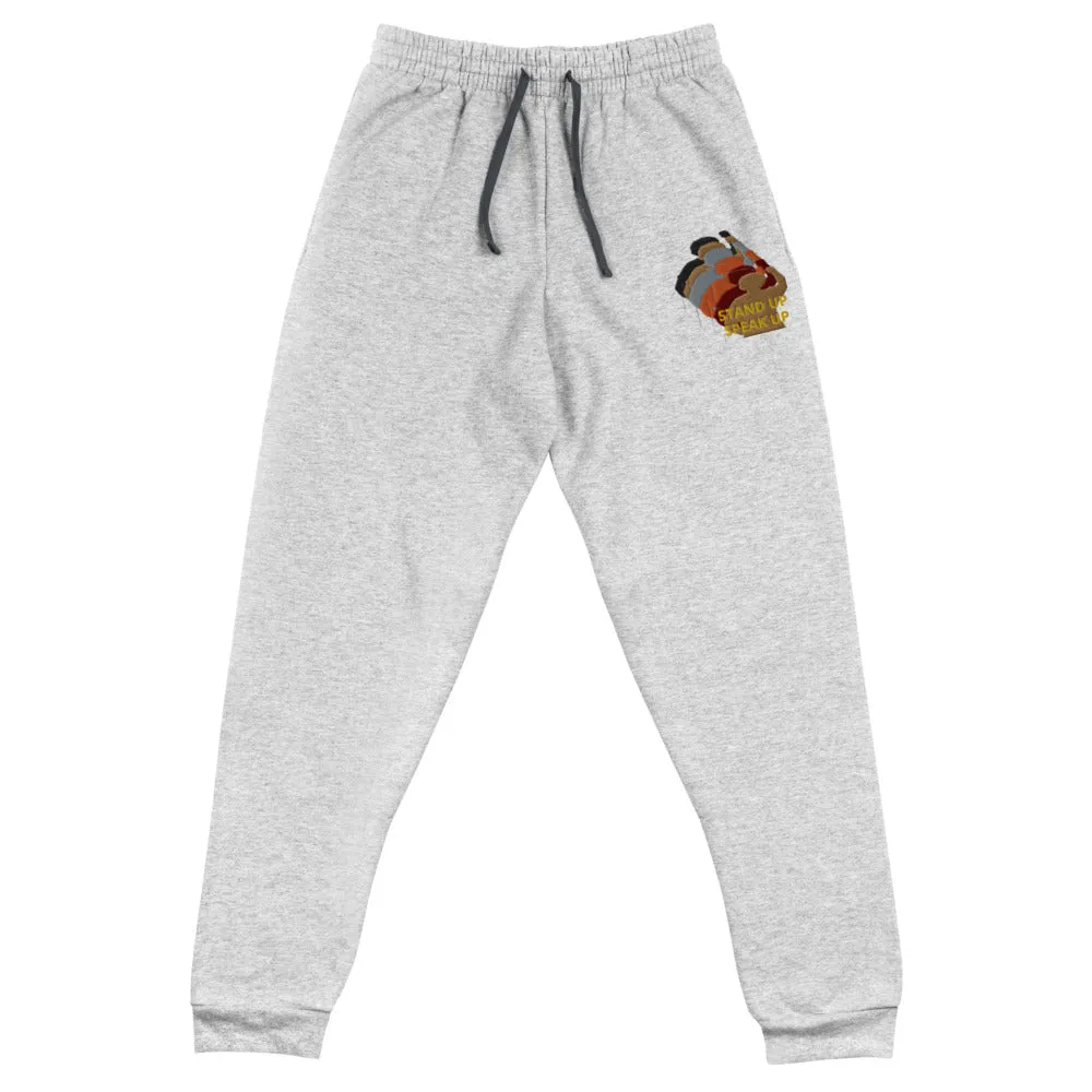 Stand Up-Speak Up Unisex Joggers