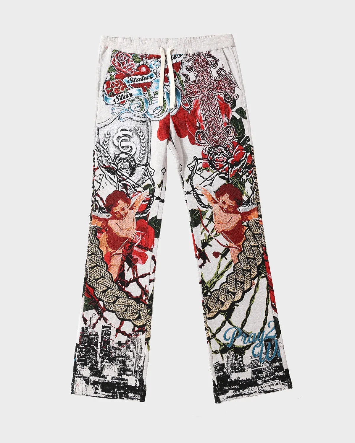 Star Status Jacket Sweatpants Set in Tan Brown