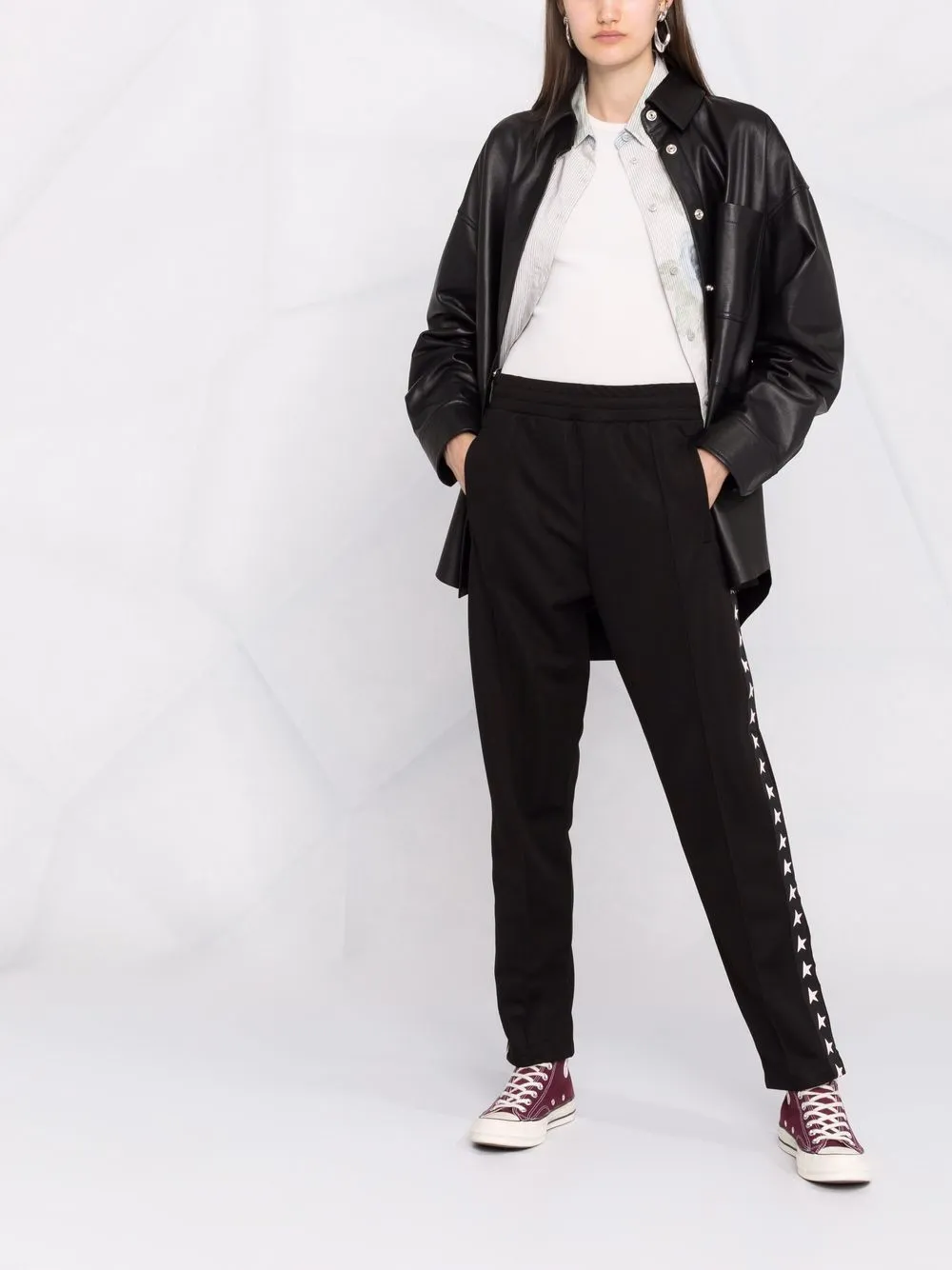 Star tape trackpants