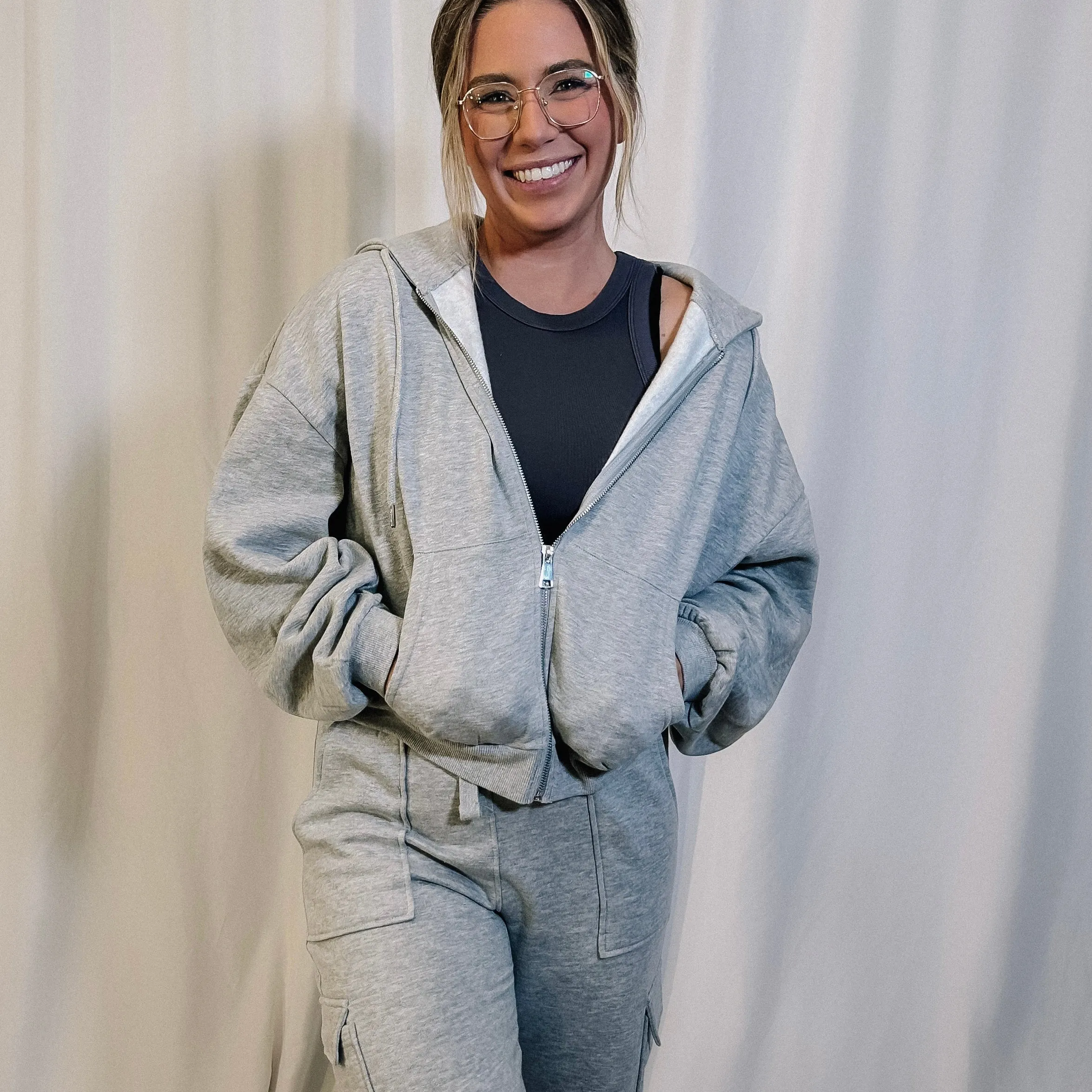 Staying In Lounge Zip Up