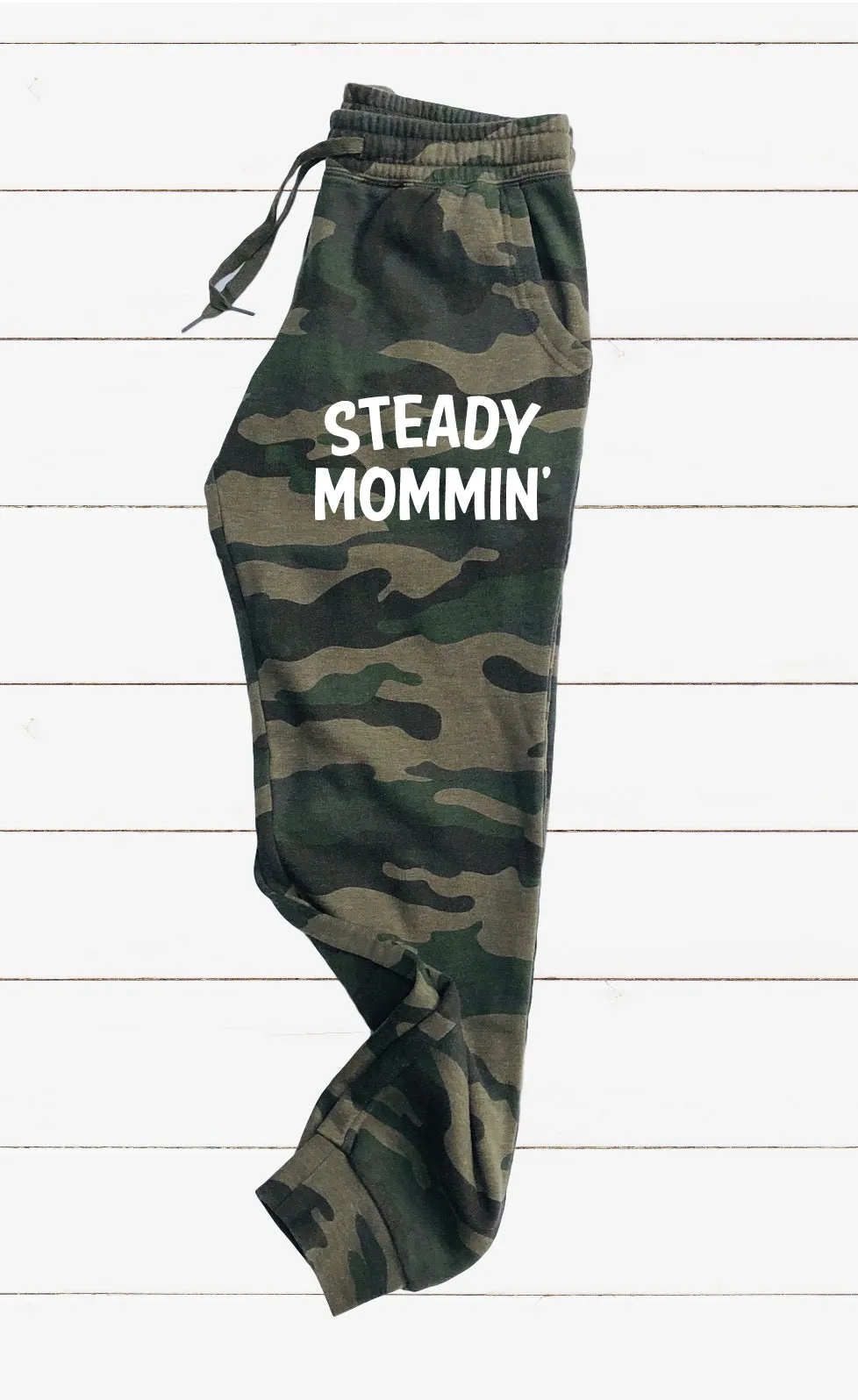 Steady Mommin Graphic Women's Soft Washed Sweatpants