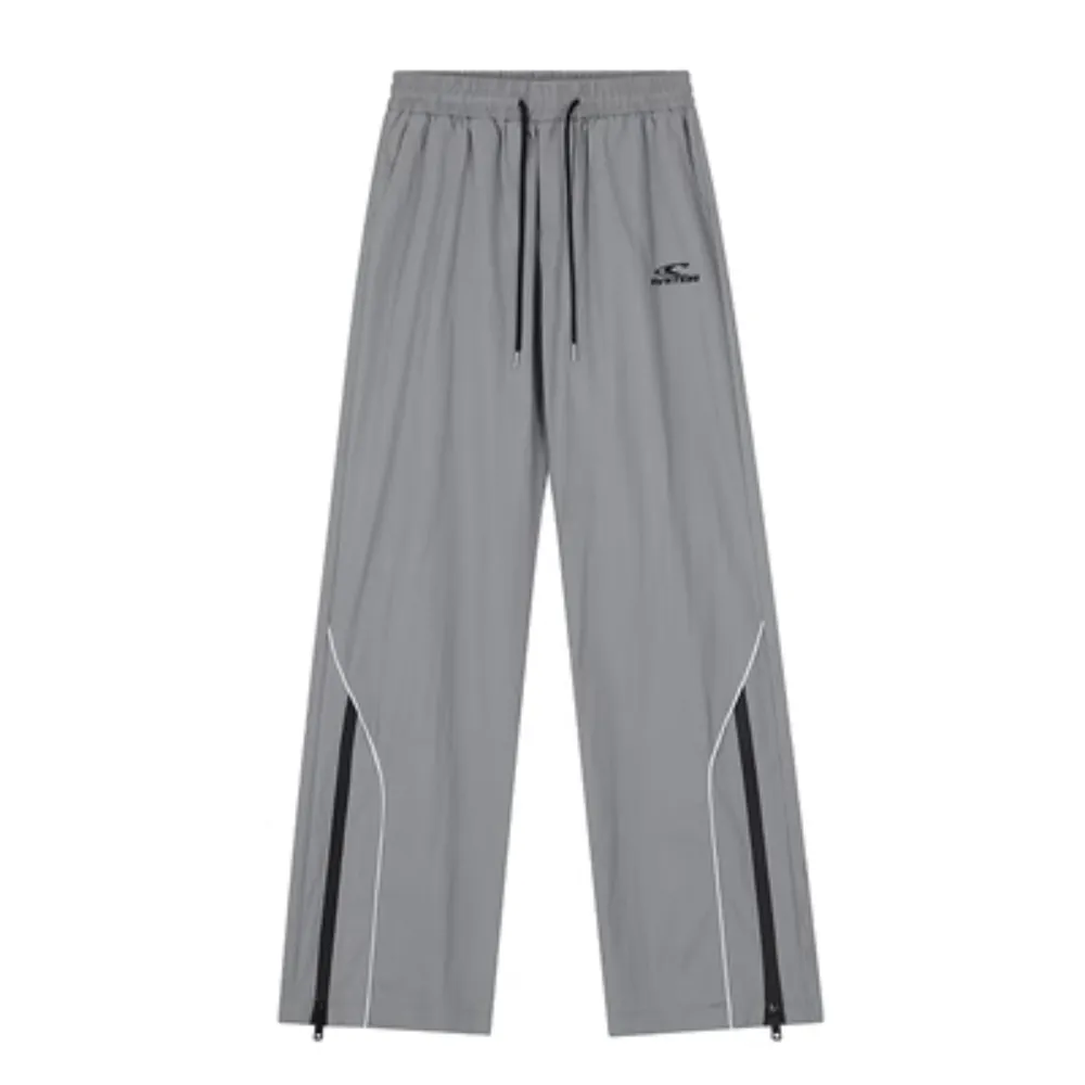 Street Side Zip Drawstring Sweatpants