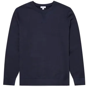 Sunspel Loopback Sweatshirt Dark Navy