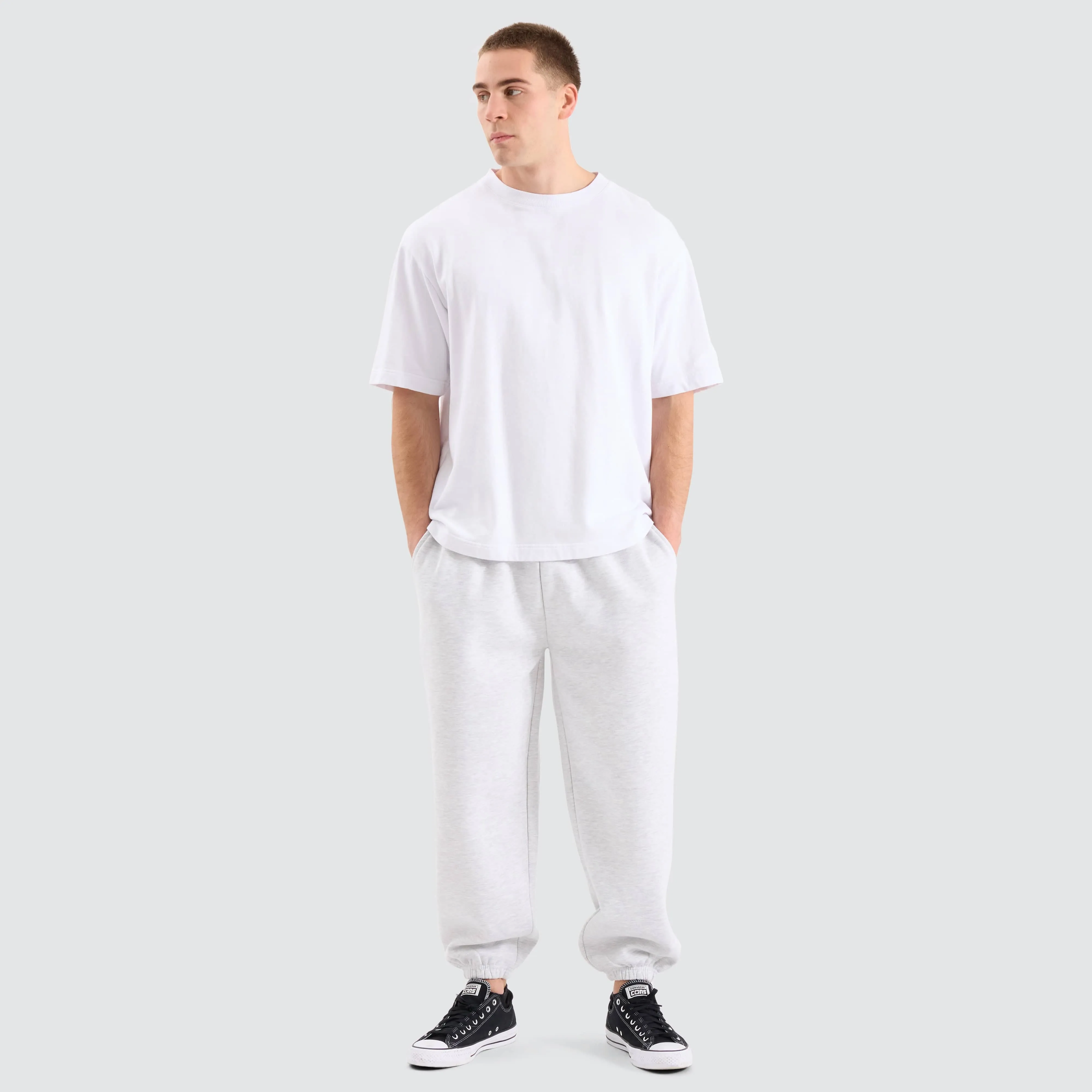 Supply Baggy Sweat Pant Snow Marle