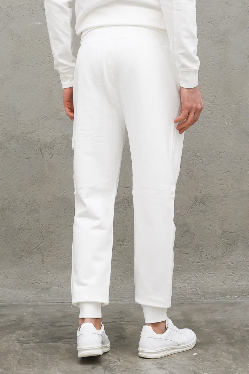 Sweatpants Cargo Pant - Gauze White