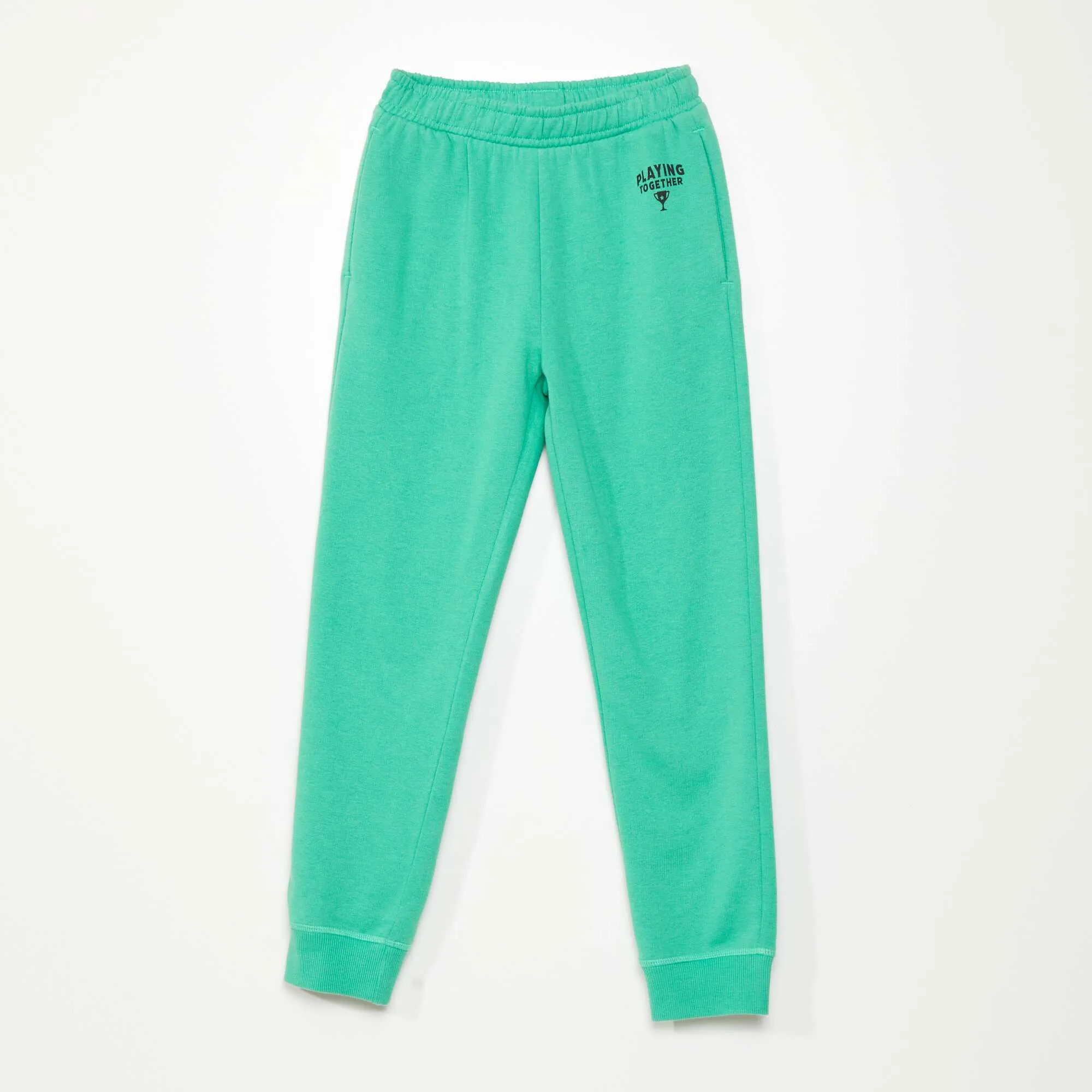 Sweatshirt fabric joggers Green
