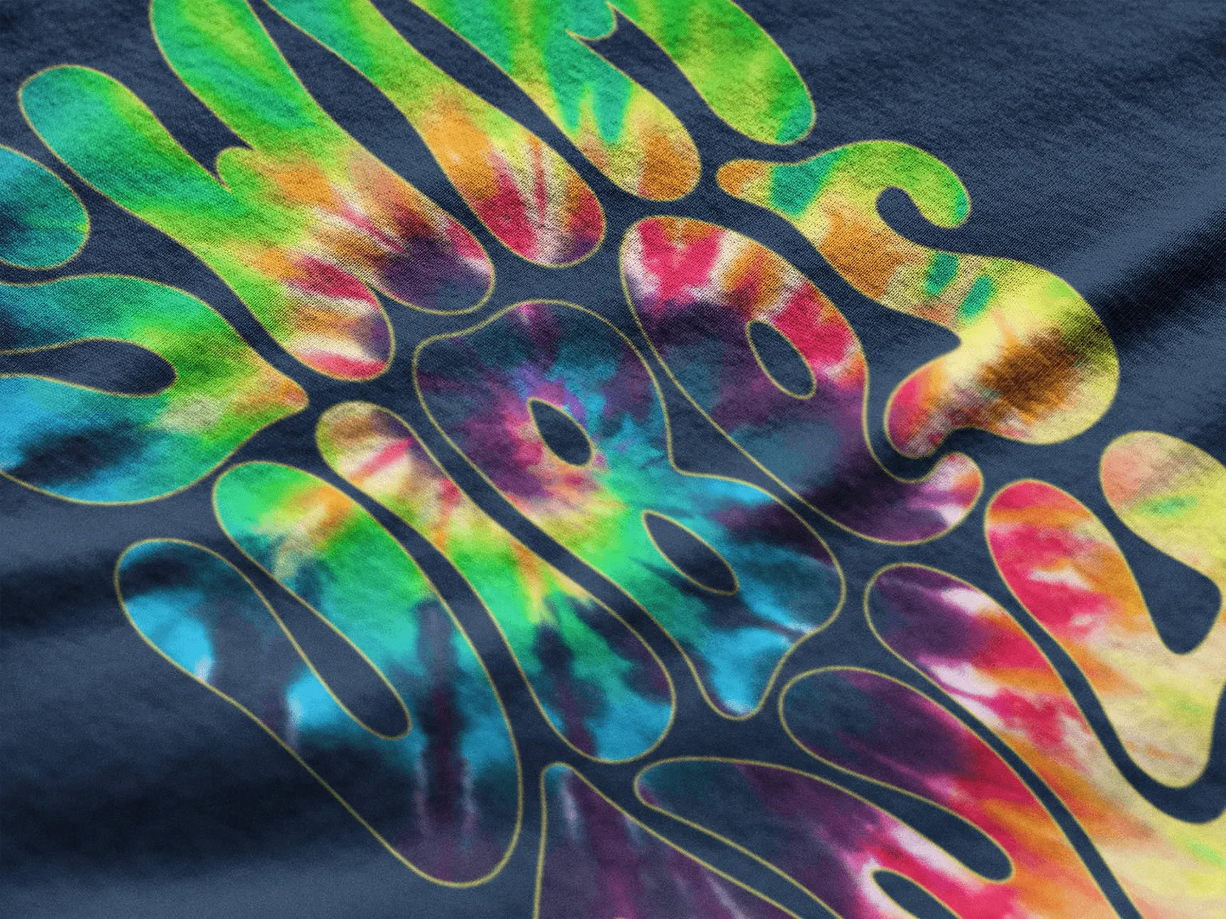Swim Vibes Only Womens Premium Tie Dye T Shirt