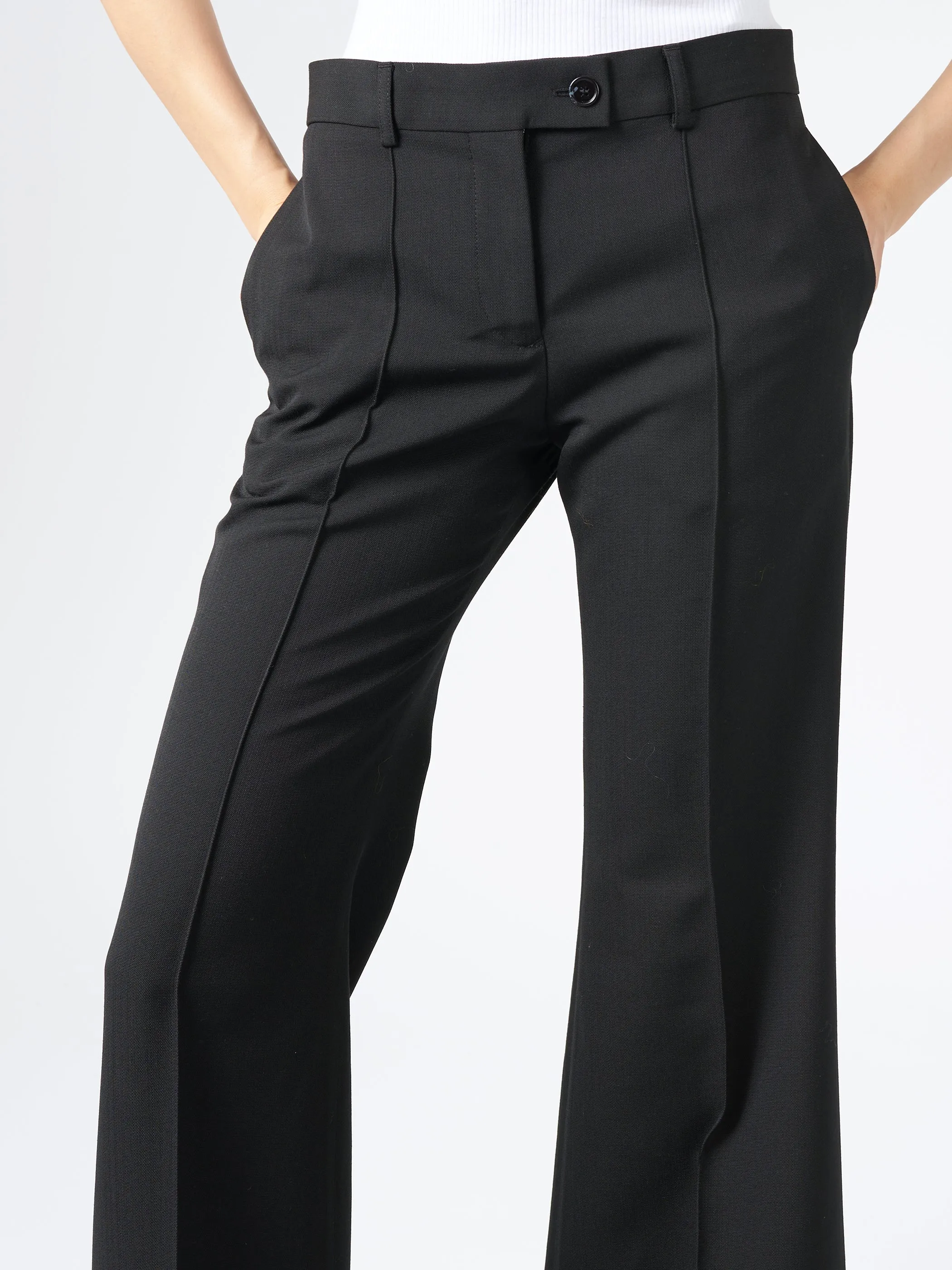 Tailored Flared Trousers