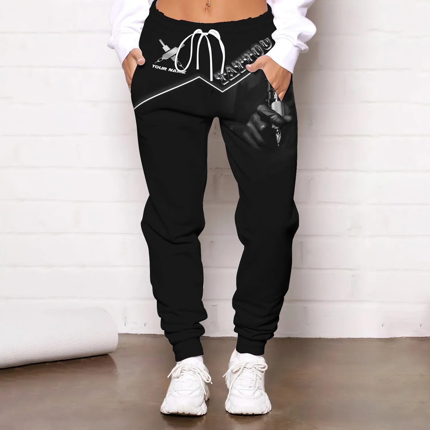 Tattoo Artist 3D Sweatpants Tattoo Machine Jogger