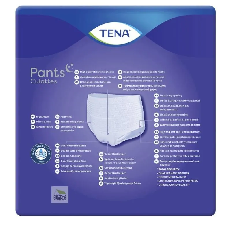 Tena Pants Plus Night Large 12 Pants