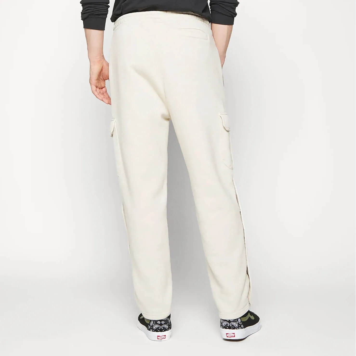 Tepláky Kapsáče Karl Kani Small Signature Straight Leg Cargo Sweatpants bledohnedé