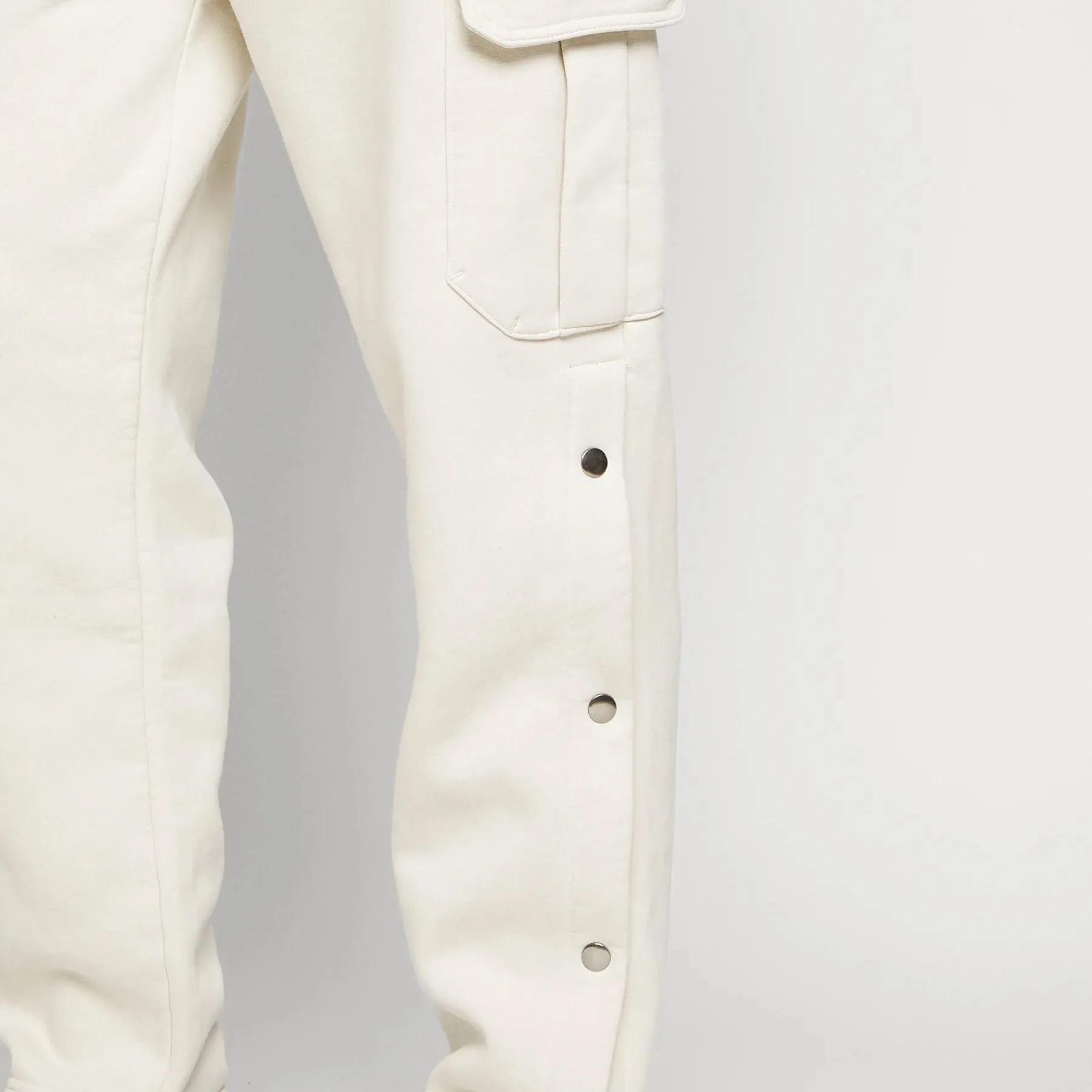 Tepláky Kapsáče Karl Kani Small Signature Straight Leg Cargo Sweatpants bledohnedé