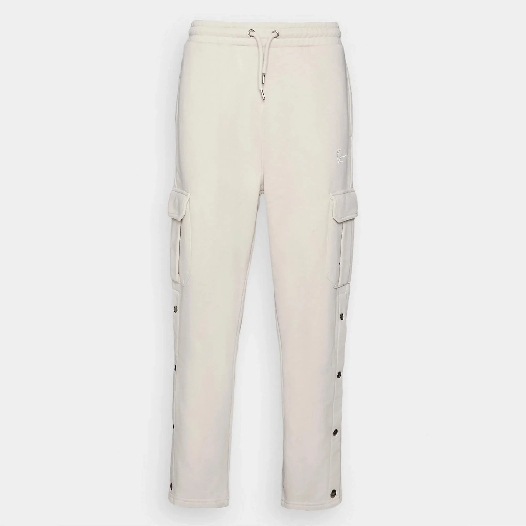 Tepláky Kapsáče Karl Kani Small Signature Straight Leg Cargo Sweatpants bledohnedé