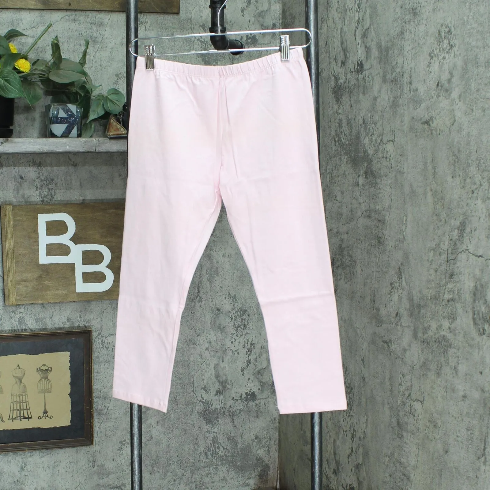 The Children's Place Girls Cotton Capri Leggings Shell Single Pink XL Plus