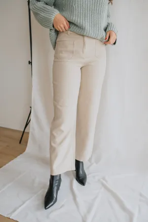 The Kunis Linen Pant - Sand Melange - PLUS