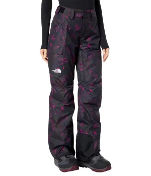 THE NORTH FACE Freedom Insulated Pants Roxbury Pink Halftone Floral Print SM S