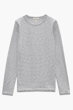The Slub Stripe Ls Tee