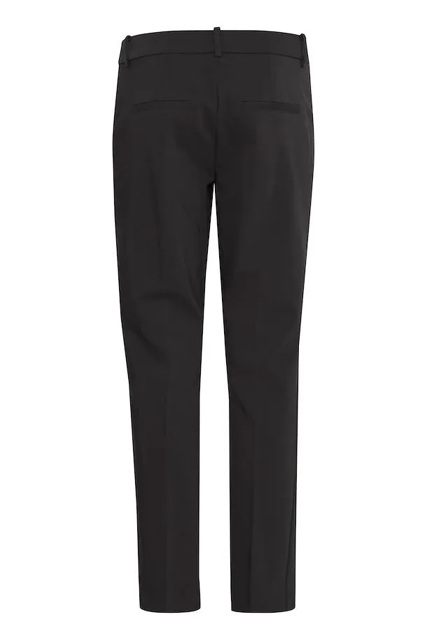 The Tessa Vita Slim Leg Trouser - Black - PLUS