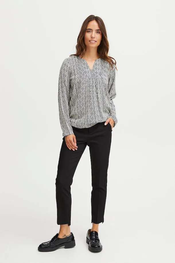 The Tessa Vita Slim Leg Trouser - Black - PLUS
