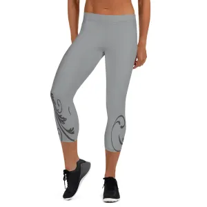 The Tricia Filigree Capri Leggings