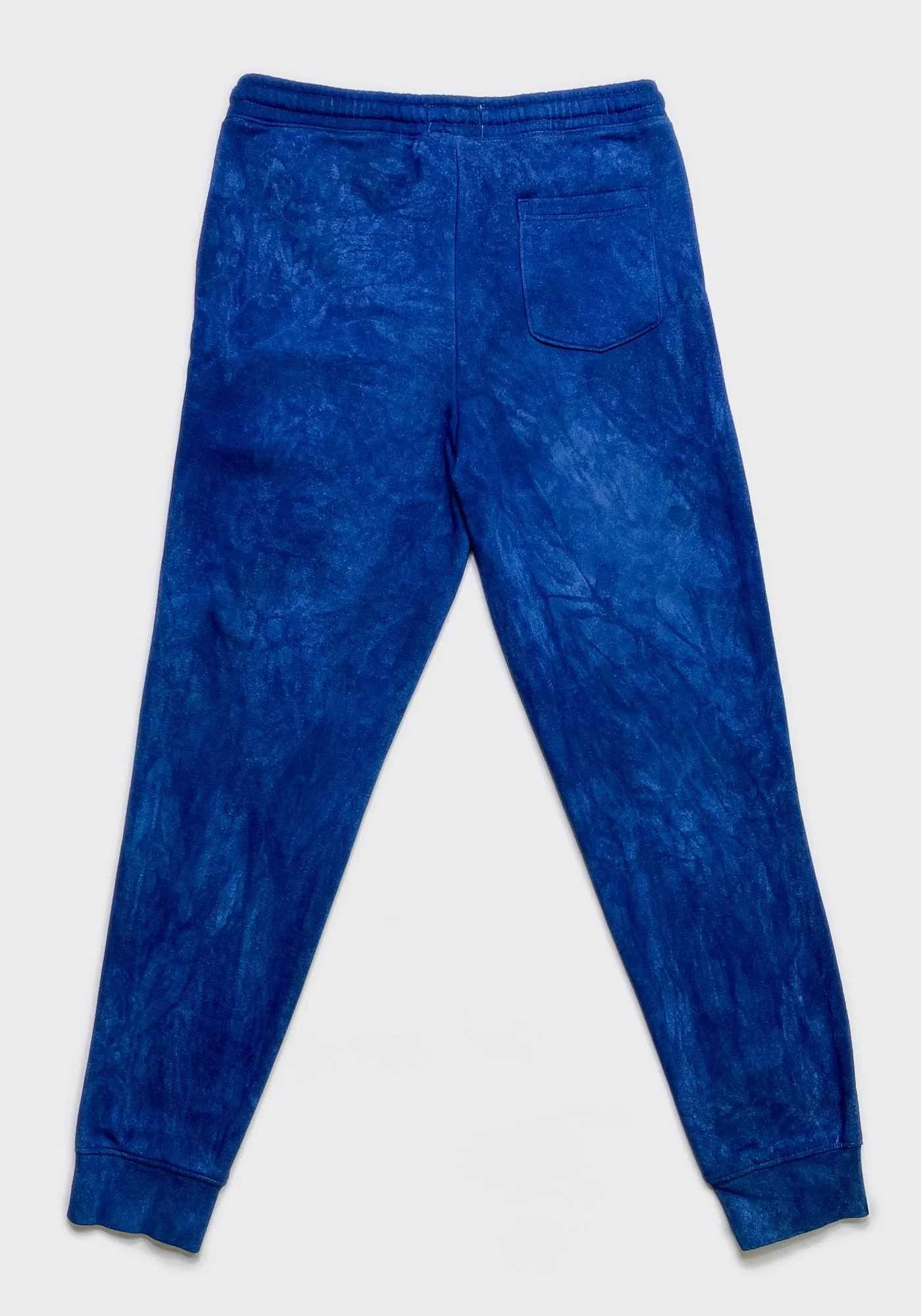 Tie-Dye Boyfriend Fleece Jogger Sweatpants – Dark Vintage Indigo